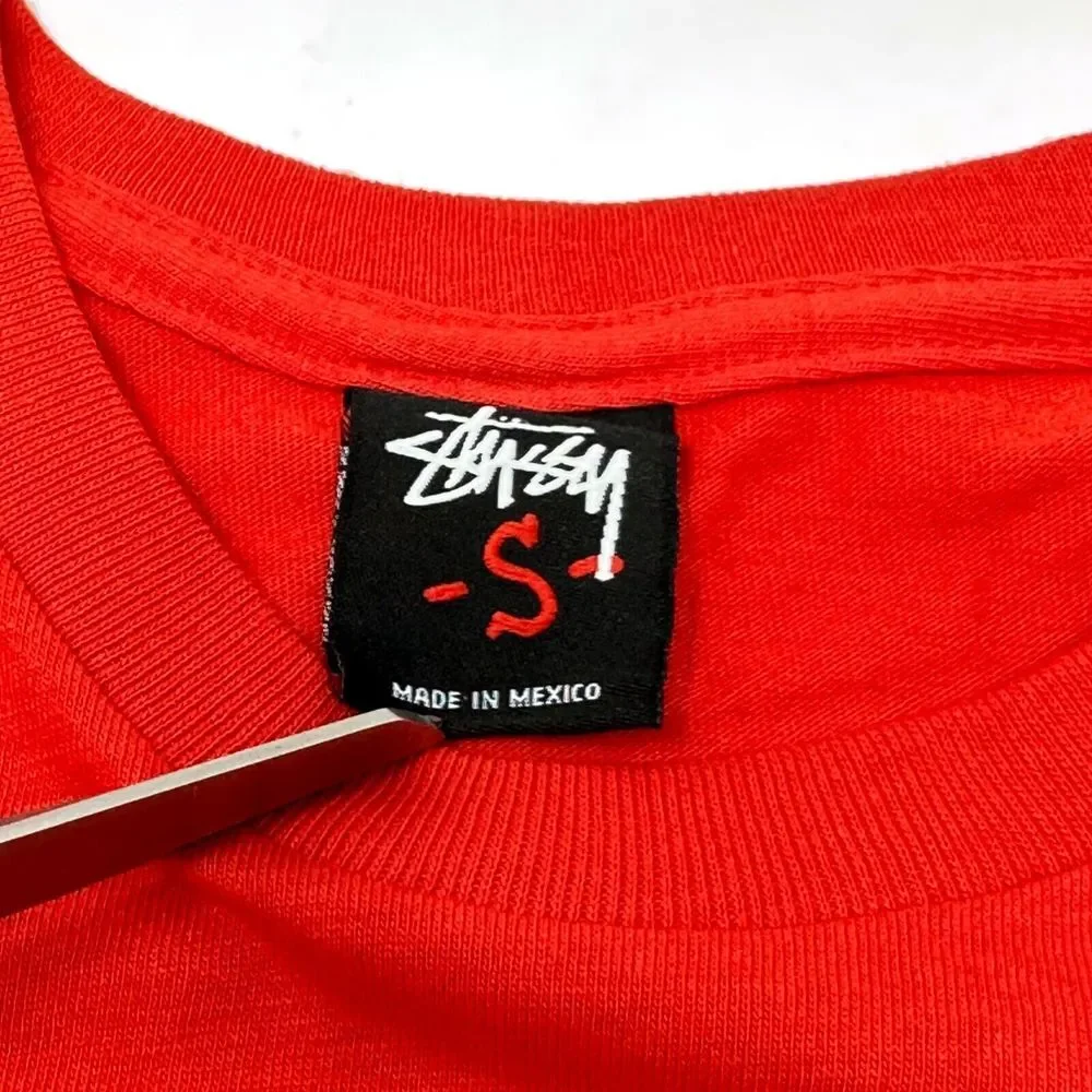 STUSSY‎ X BEAVIS & BUTT-HEAD Red Graphic Highland High T-Shirt NEW W/O TAG Small